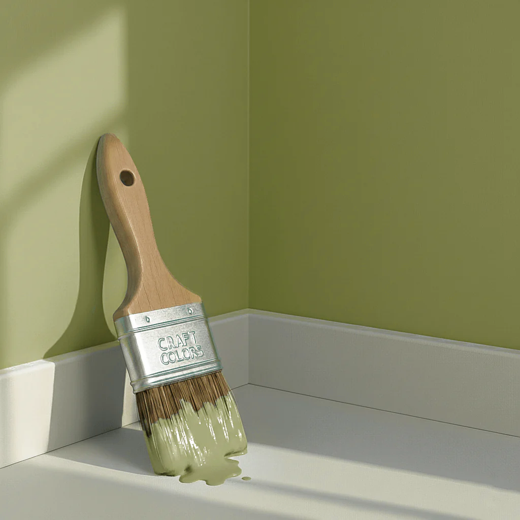Pittura Murale Opaco Pregiato Verde Matcha Pistacchio N° 681 Design Collection 5L