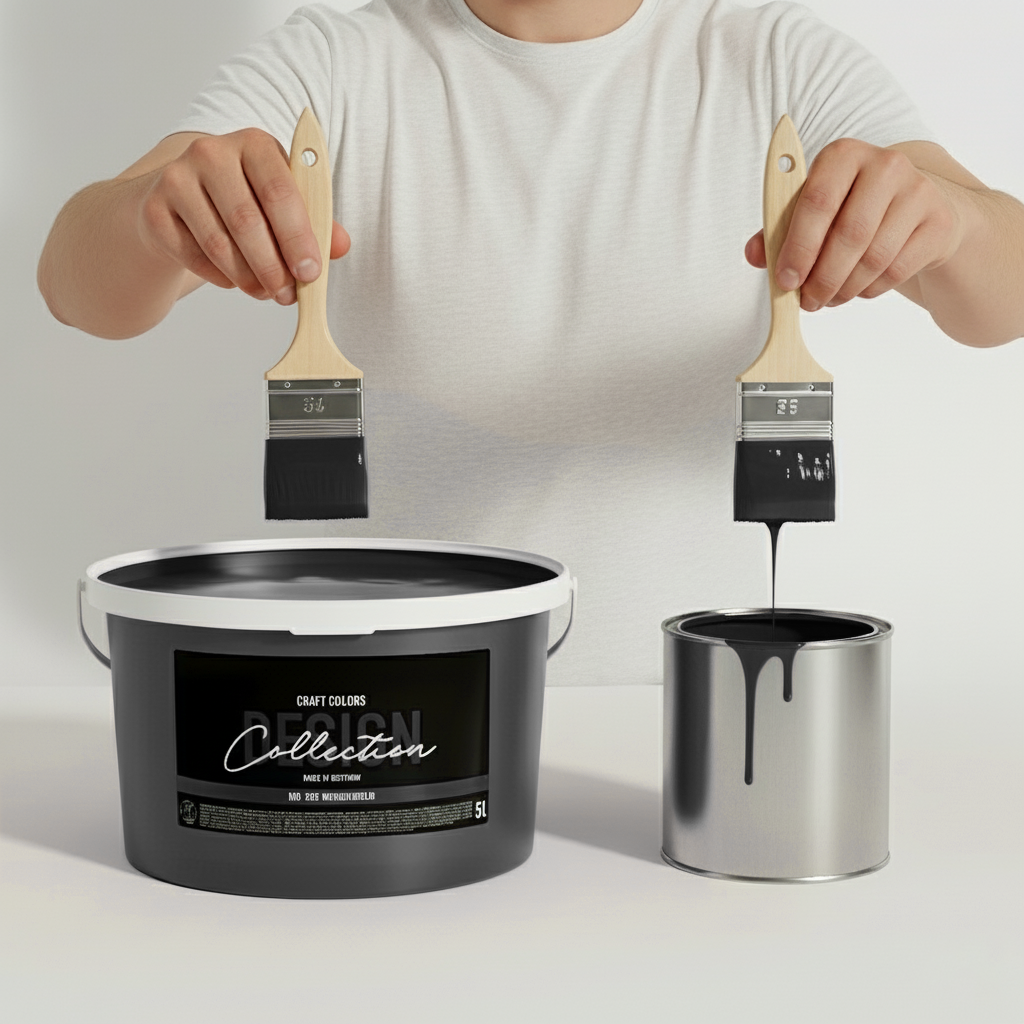 Pittura Murale Grigio Scuro N° 787 Design Collection Opaco Pregiato 5L