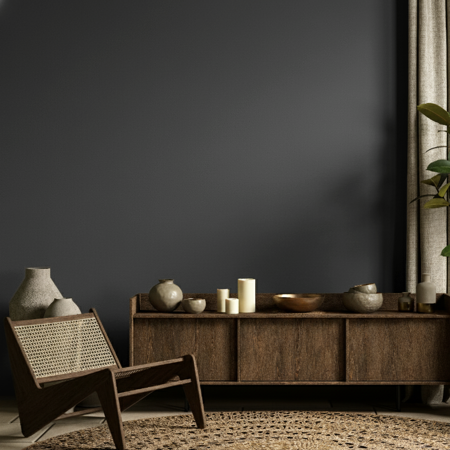 Pittura Murale Grigio Scuro N° 787 Design Collection Opaco Pregiato 5L