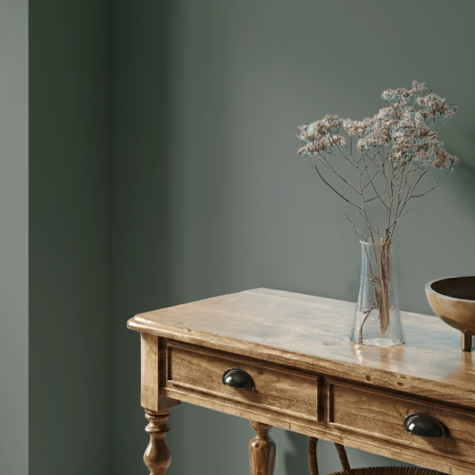 Wandfarbe Graugrün No. 646.mix Individual ( 5,25 L) edelmatt