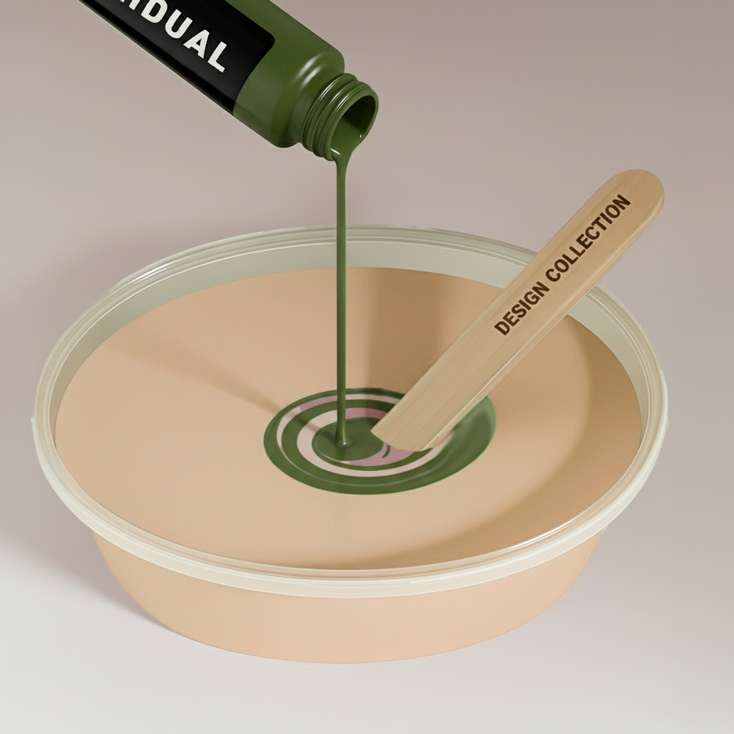 Wandfarbe helles Puder No. 820.mix Individual ( 5,25 L) edelmatt