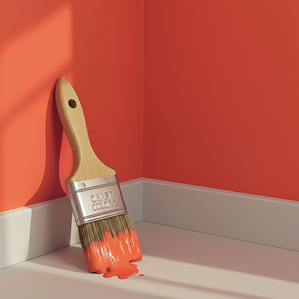 Pittura Murale Opaco Pregiato Arancione Zucca N° 280 Design Collection 5L