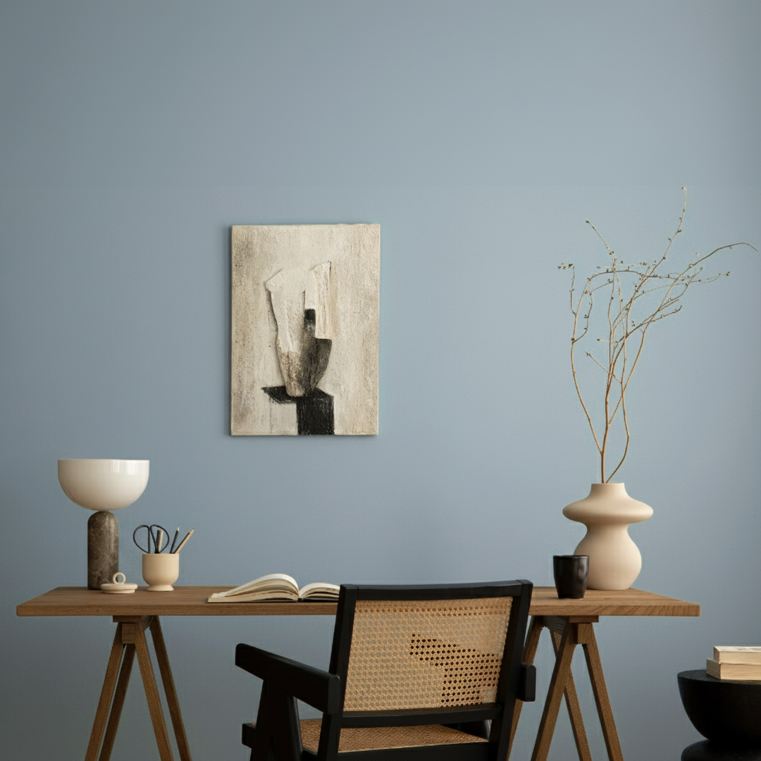 Pittura Murale Opaco Pregiato Blu Pastello N° 521 Design Collection 5L