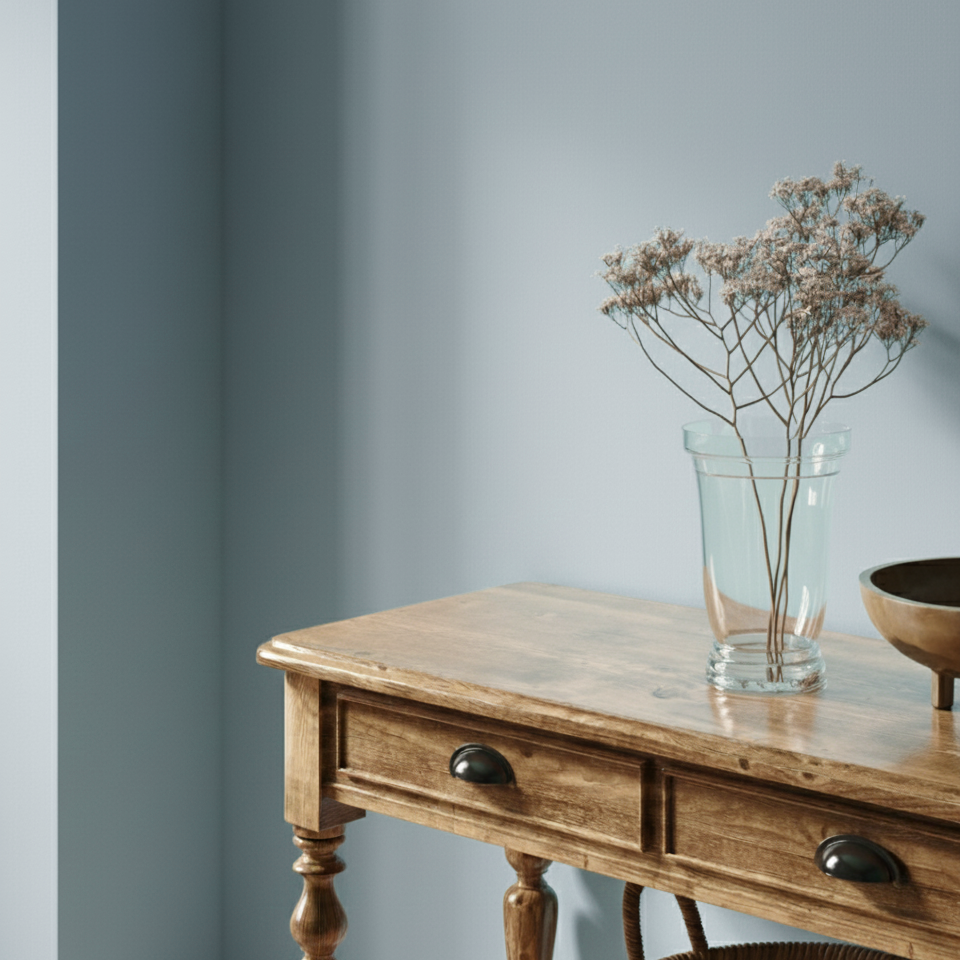 Pittura Murale Opaco Pregiato Blu Pastello N° 521 Design Collection 5L