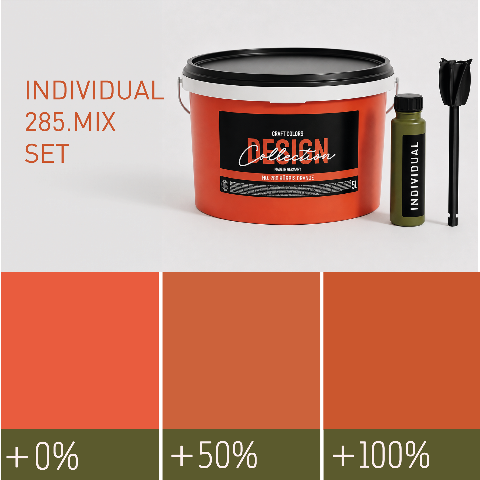 Pittura Murale Rosso Ruggine No. 285.mix Individual (5,25 L) Opaco pregiato