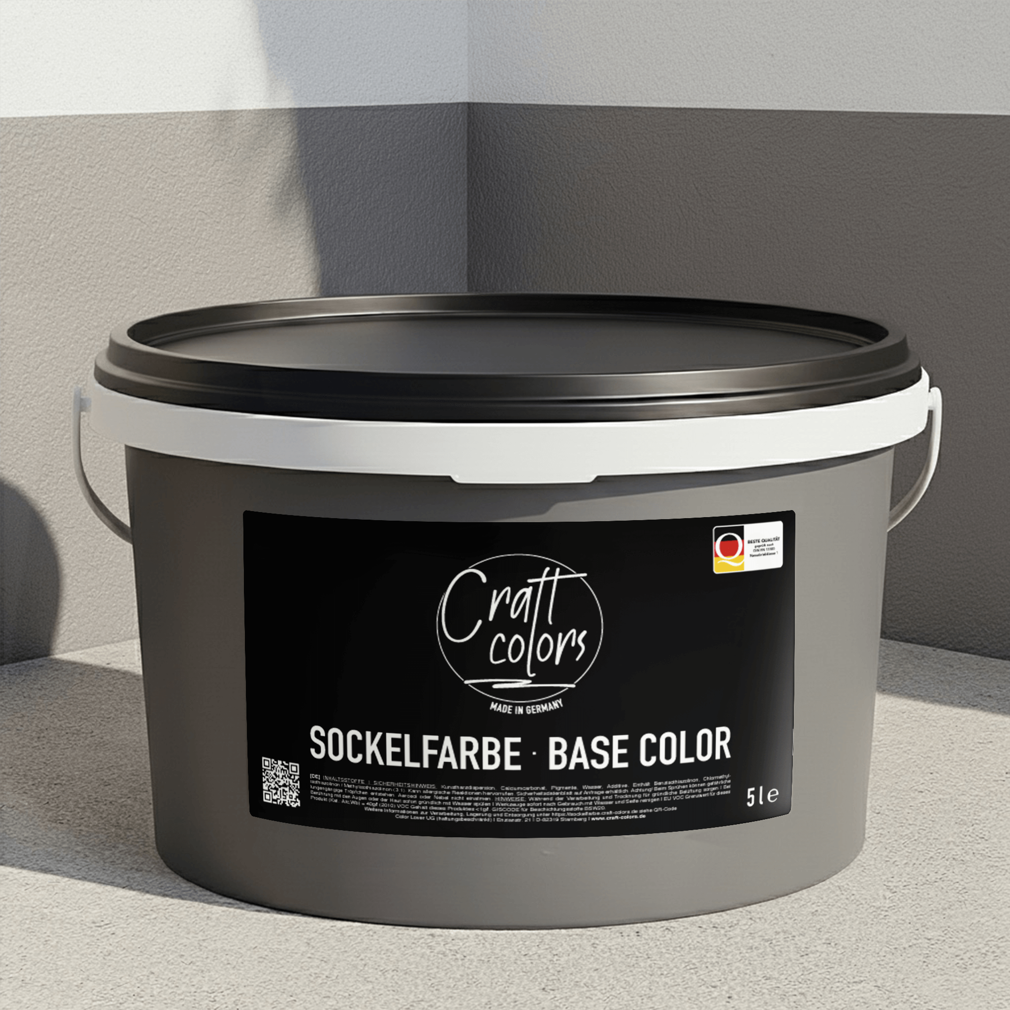 Pittura Per Zoccoli / Facciate 5L | Grigio Pietra