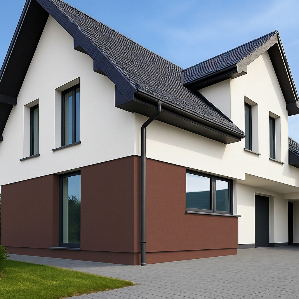 Pittura Per Zoccoli / Facciate 5L | Marrone Scuro