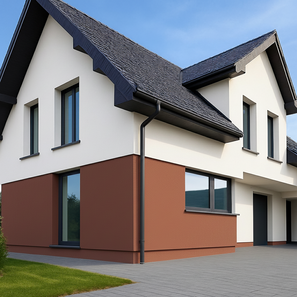 Pittura Per Zoccoli / Facciate 5L | Rosso Arenaria