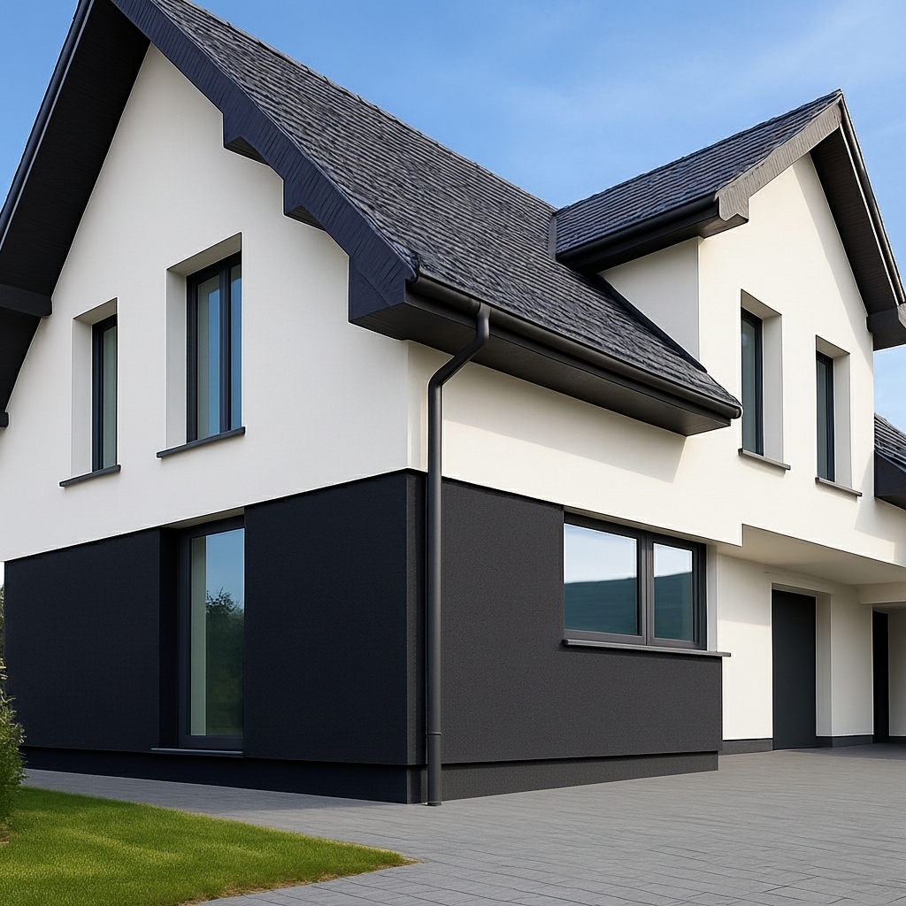 Pittura Per Basamenti / Pittura Per Facciate 5 L | Nero