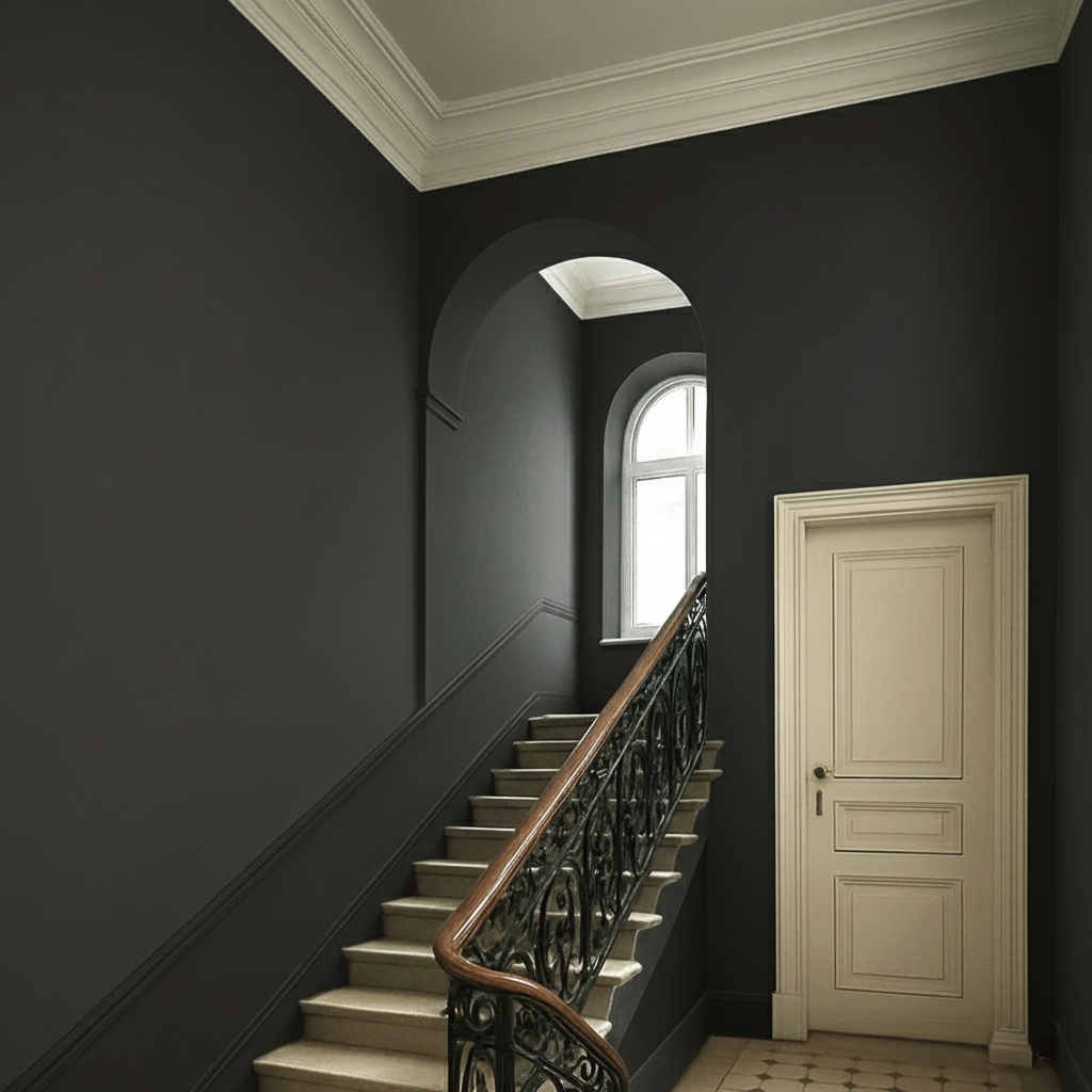 Pittura Murale Opaca (5 L) Antracite No. 963, Classe Di Resistenza All’Abrasione Umida 1, Strong+ Collection