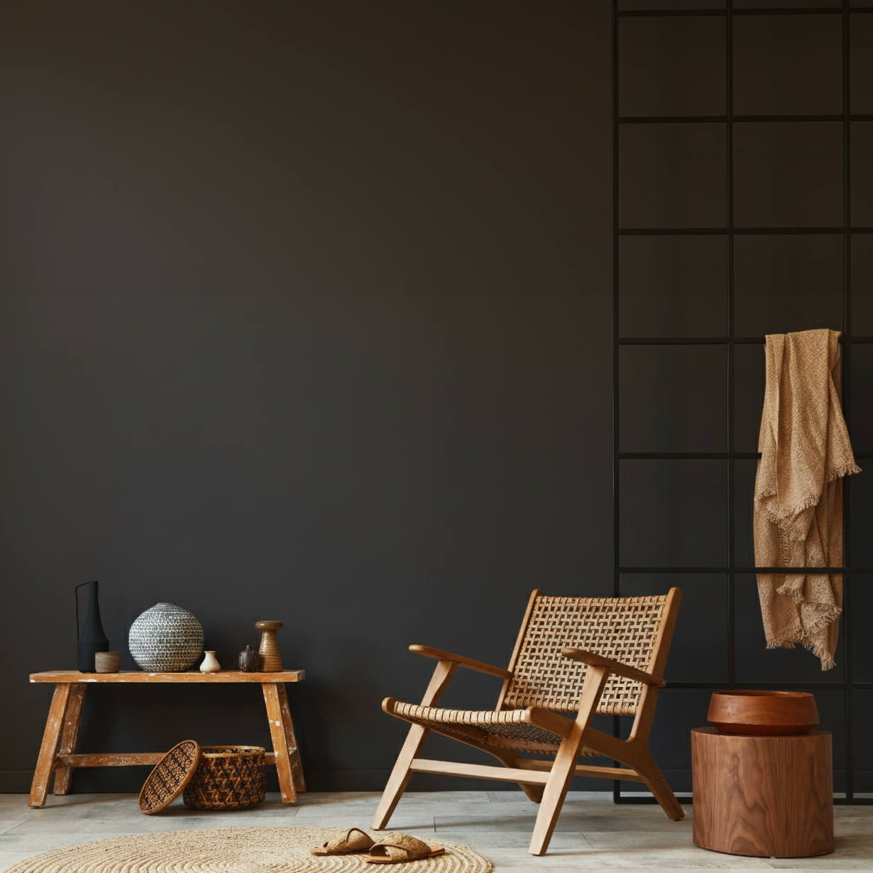 Pittura Murale Opaca (5 L) Antracite No. 963, Classe Di Resistenza All’Abrasione Umida 1, Strong+ Collection