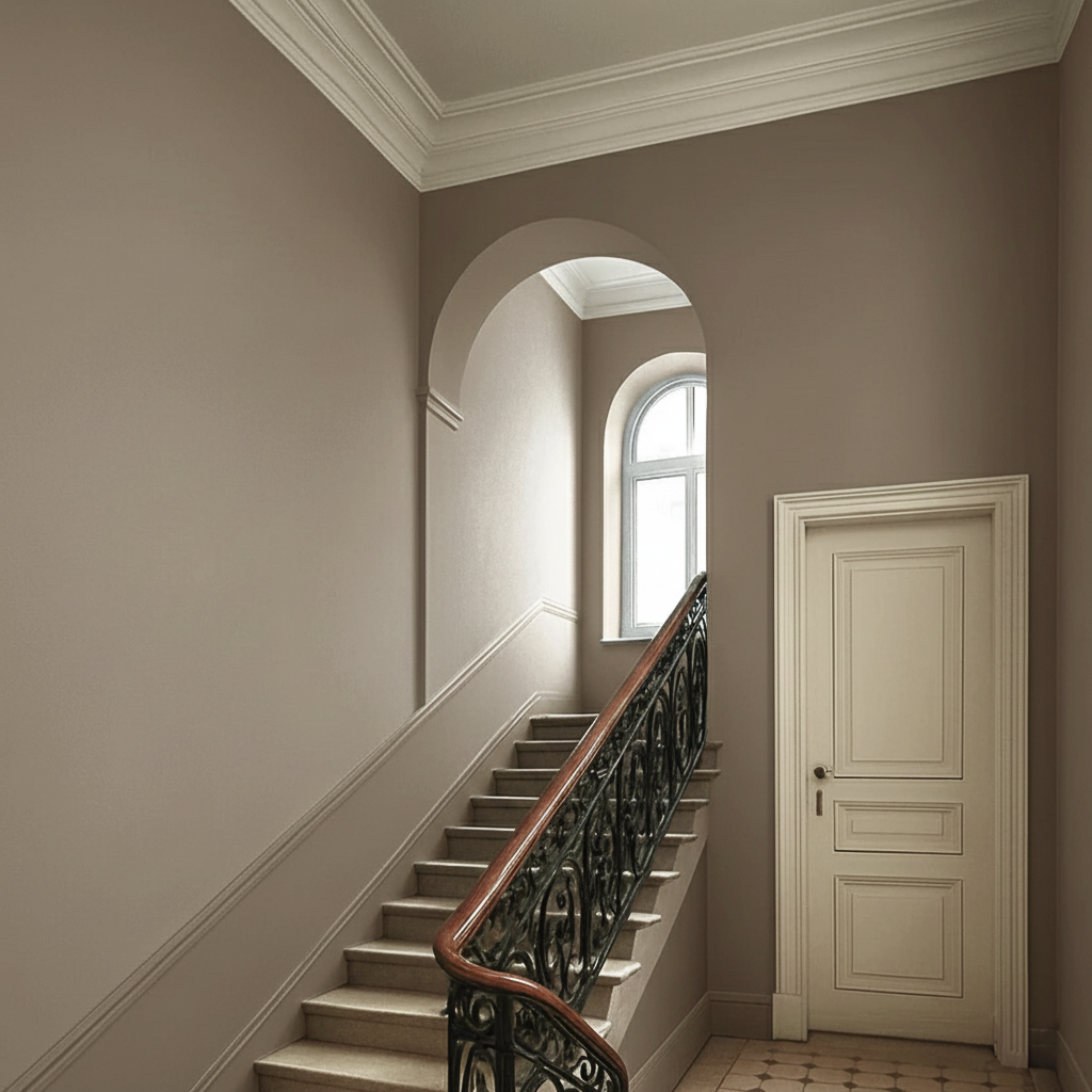 Pittura Murale Opaca (5 L) Taupe / Grigio Cemento No. 962, Classe Di Resistenza All’Abrasione Umida 1, Strong+ Collection