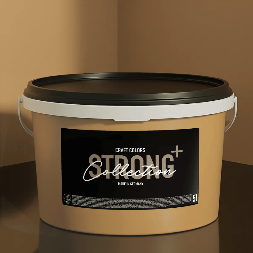 Pittura murale opaca di pregio (5L) Giallo Arenaria n. 959 – Classe di resistenza all’abrasione a umido 1 – Strong+ Collection