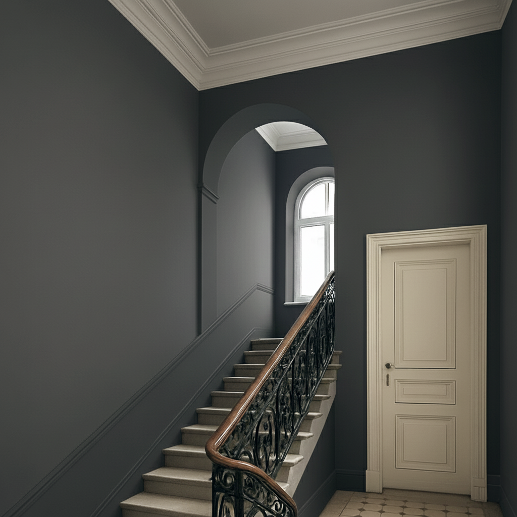 Pittura Murale Opaca (5 L) Grigio Scuro / Ardesia No. 791, Classe Di Resistenza All’Abrasione Umida 1, Strong+ Collection