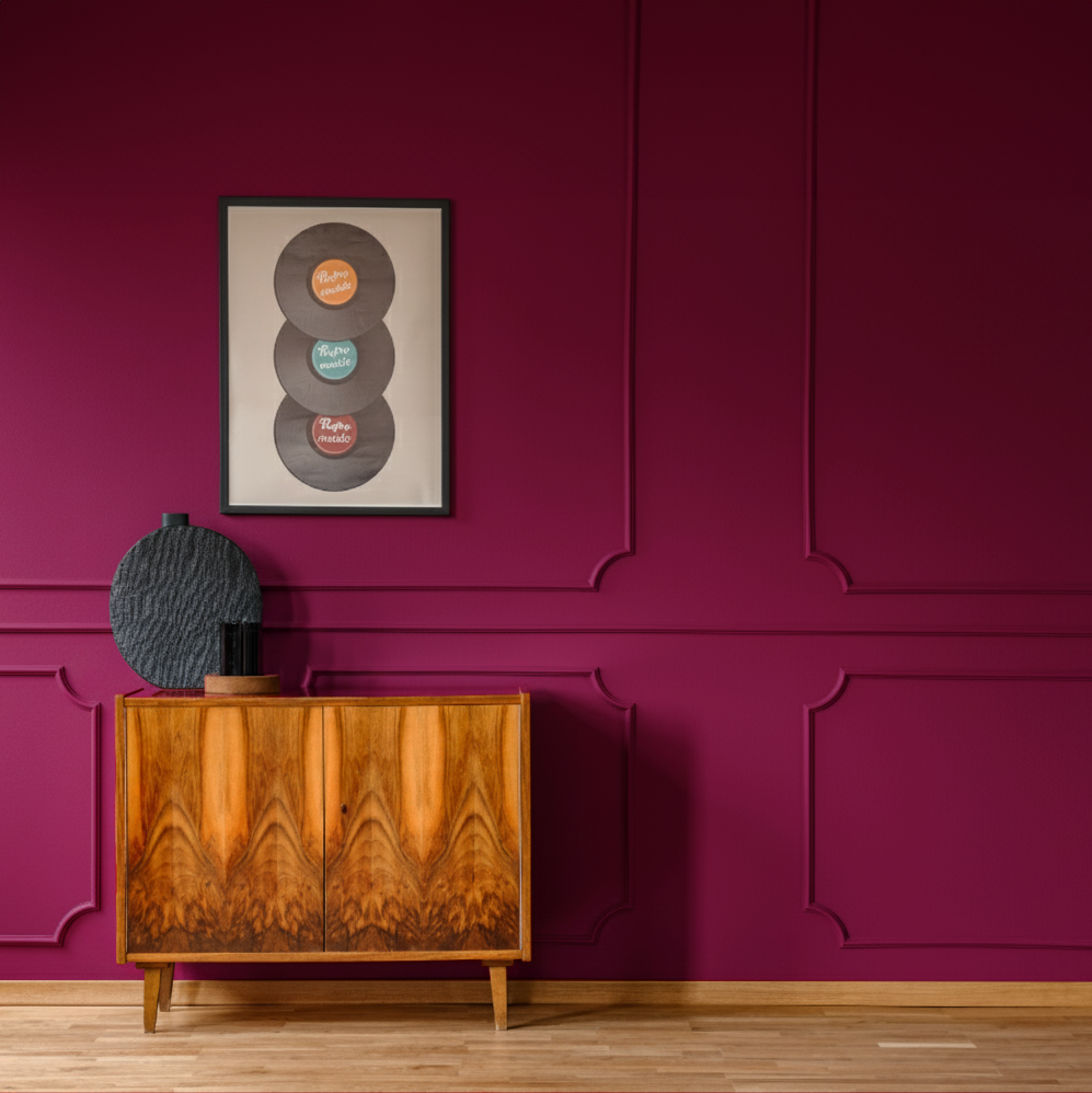 Pittura Murale Opaco Pregiato Rosso Primordiale N° 465 Design Collection 5L