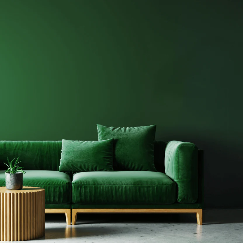 Pittura Murale Opaco Pregiato Verde Bosco N° 690 Design Collection 5L